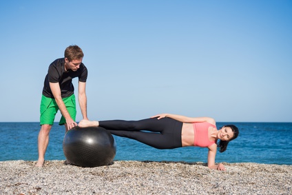 Gymnastikball Fitnesstraining Stabilisationstraining